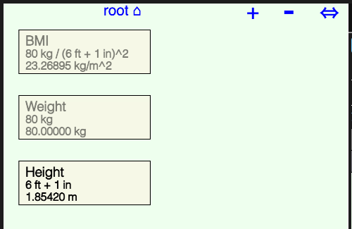 Diagram with weight and height icons