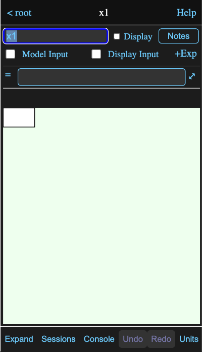The x1 expression
